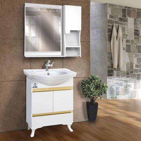 فولست روشویی کابینتی مدل رزا زمینی